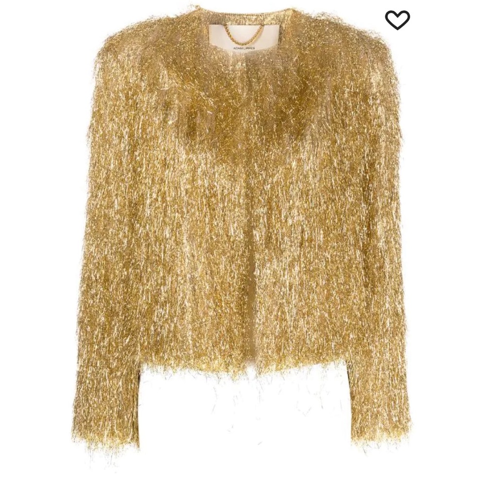 Adam Lippes NWT Gold Fringe Jacket